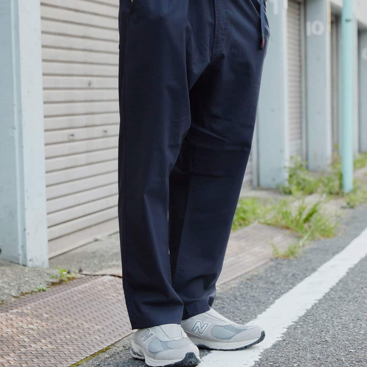 WHITE MOUNTAINEERING × GRAMICCI TECH WOOLLY TAPERED PANTS NAVY 22SP-I