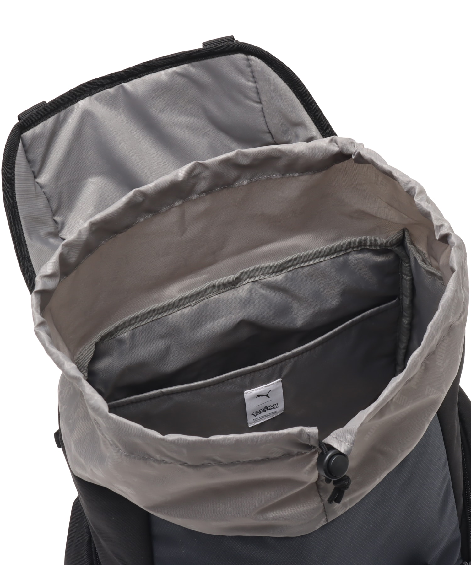 PUMA X POKEMON BACKPACK PUMA BLACK-STRONG GRAYの画像