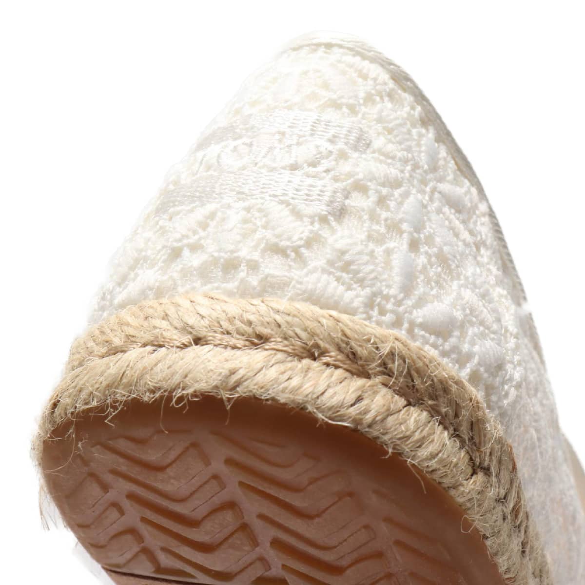 TOMS DECONSTRUCTED ALPARGATA ROPE Natural Floral Lace 20SP-Iの画像