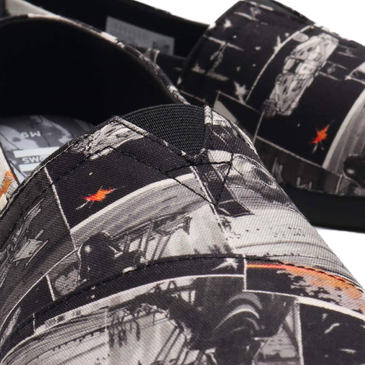 TOMS MENS Star Wars ALPARGATA 3.0 Darth Print Black Starwars Darth Print 21FA-Iの画像