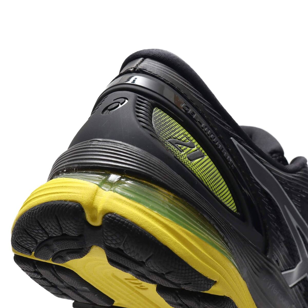 asics gel nimbus 21 black lemon