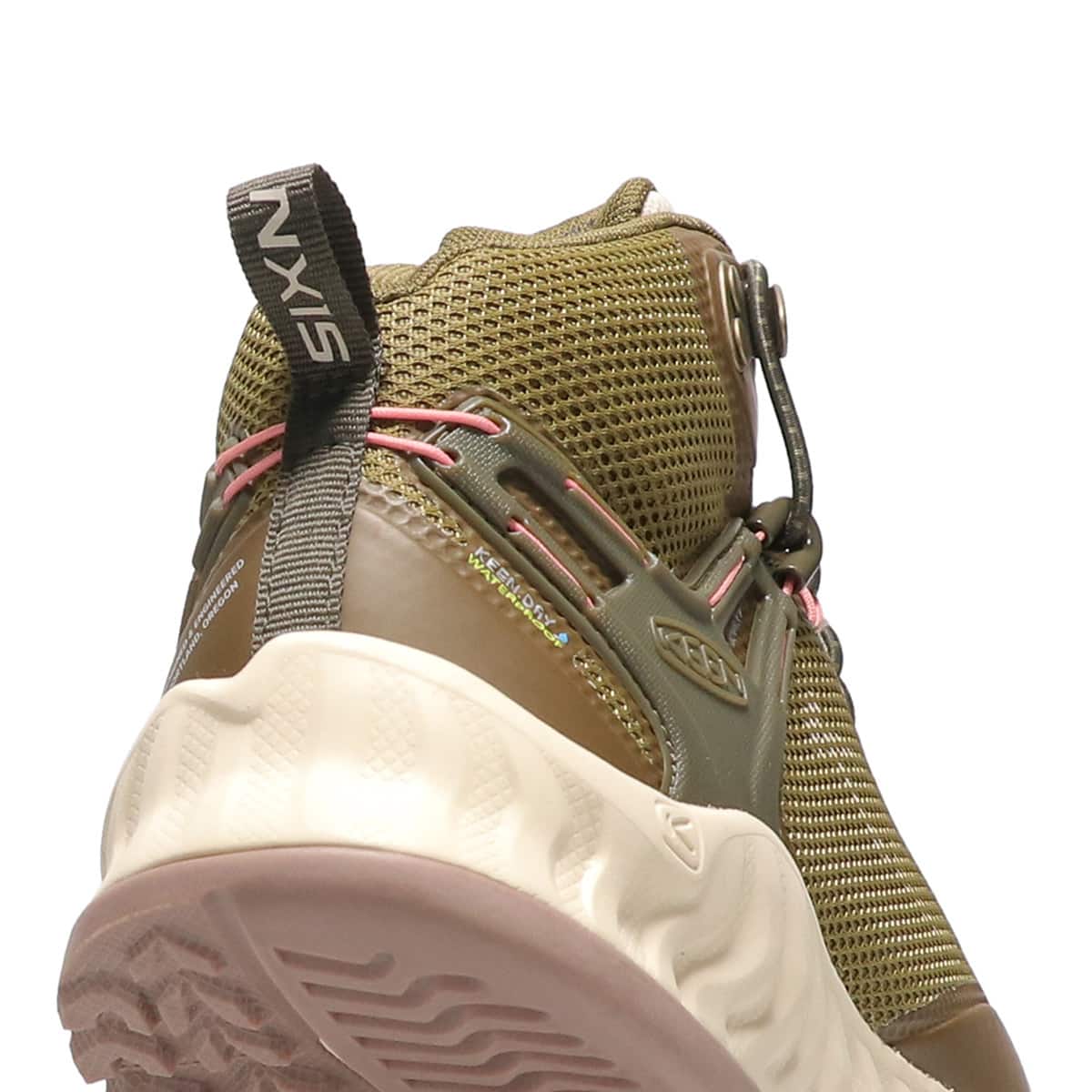 KEEN NXIS EVO MID WP OLIVE DRAB/BIRCH 21FW-Iの画像