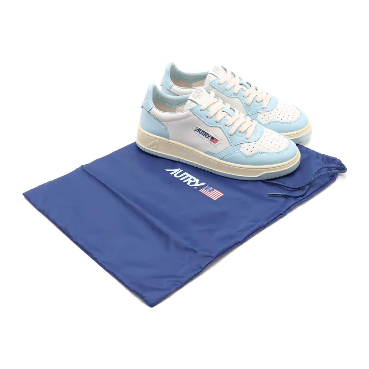 AUTRY MEDALIST LOW WHT/ST BLUの画像