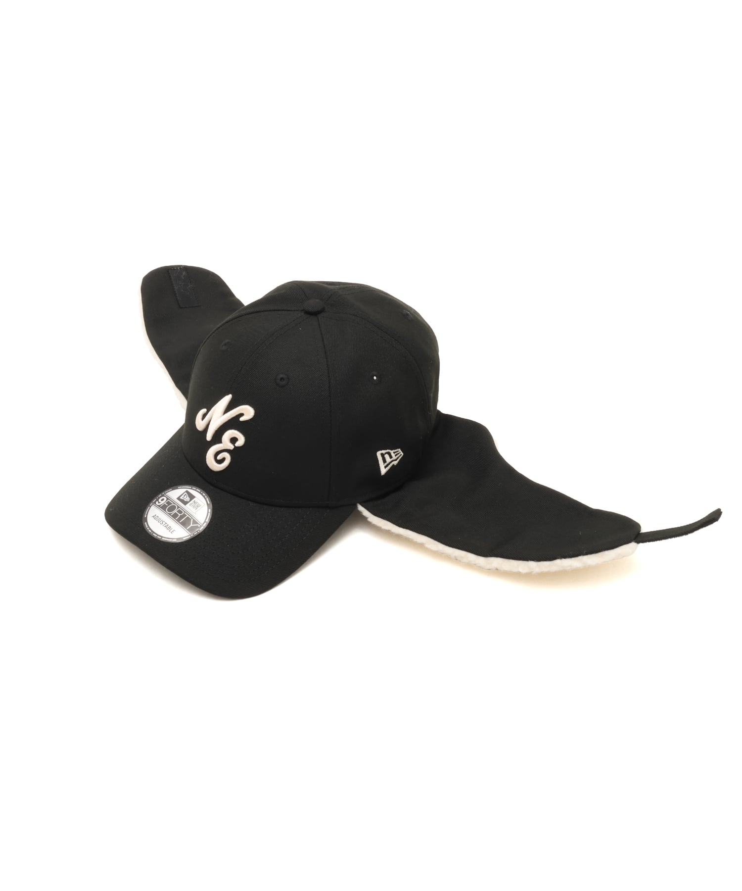 NEW ERA 9FORTY Dog Ear Classic Logo NE 263 BLACKの画像