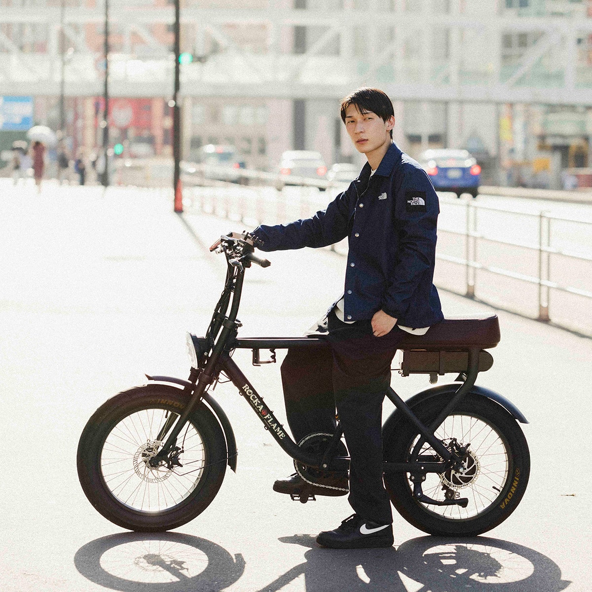 ROCKA-FLAME e-BIKE MAKAMI 01TB 電動 アシスト 自転車 マット