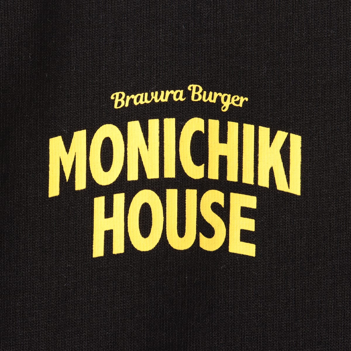 atmos pink x MONICHIKI HOUSE Address T-Shirt BLACKの画像