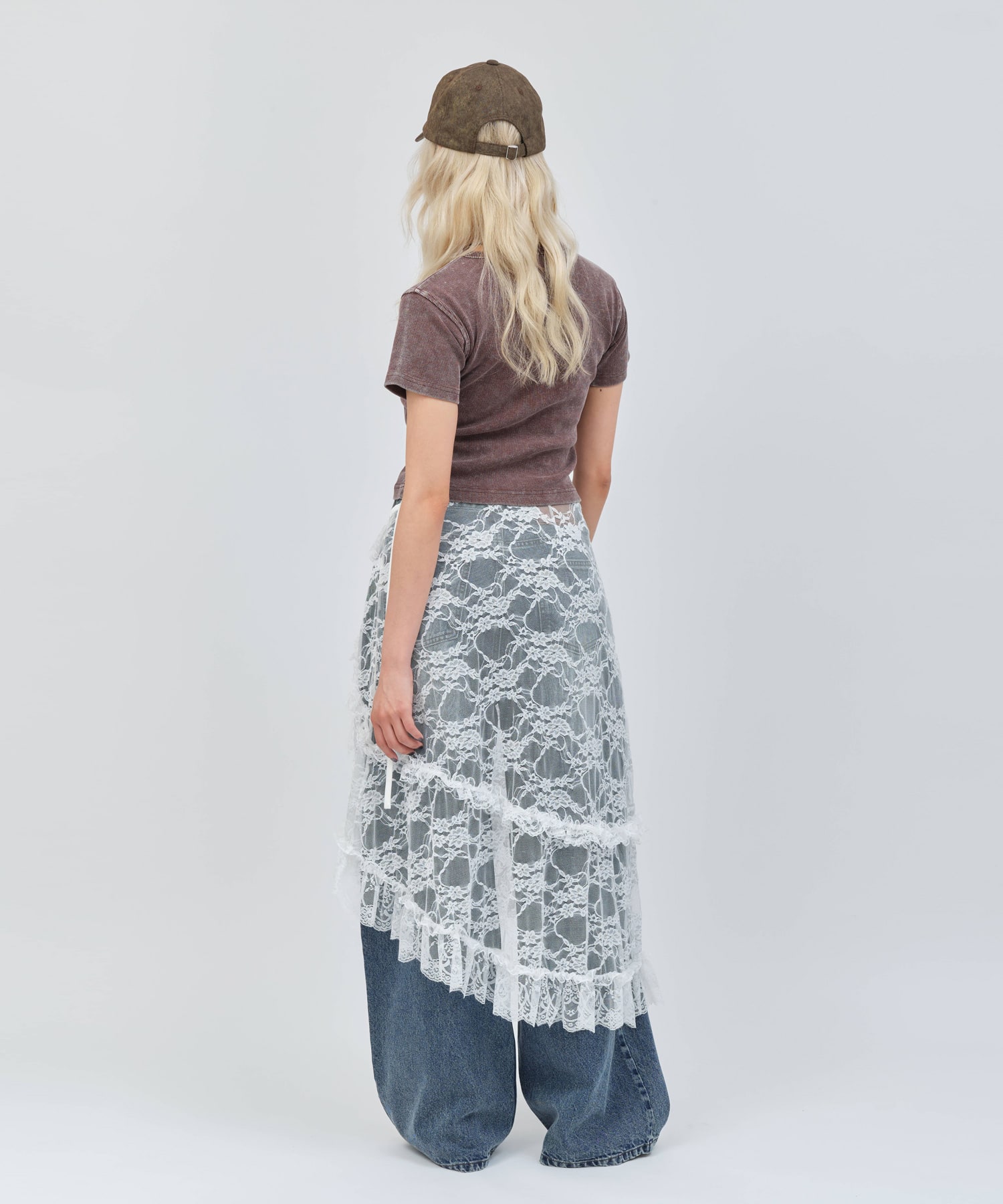 atmos pink Loose Denim Pants BLUEの画像