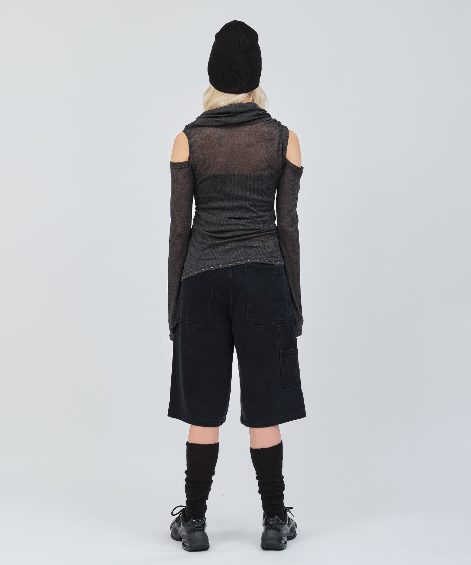 atmos pink See-Through 3-Ways Tops GRAYの画像
