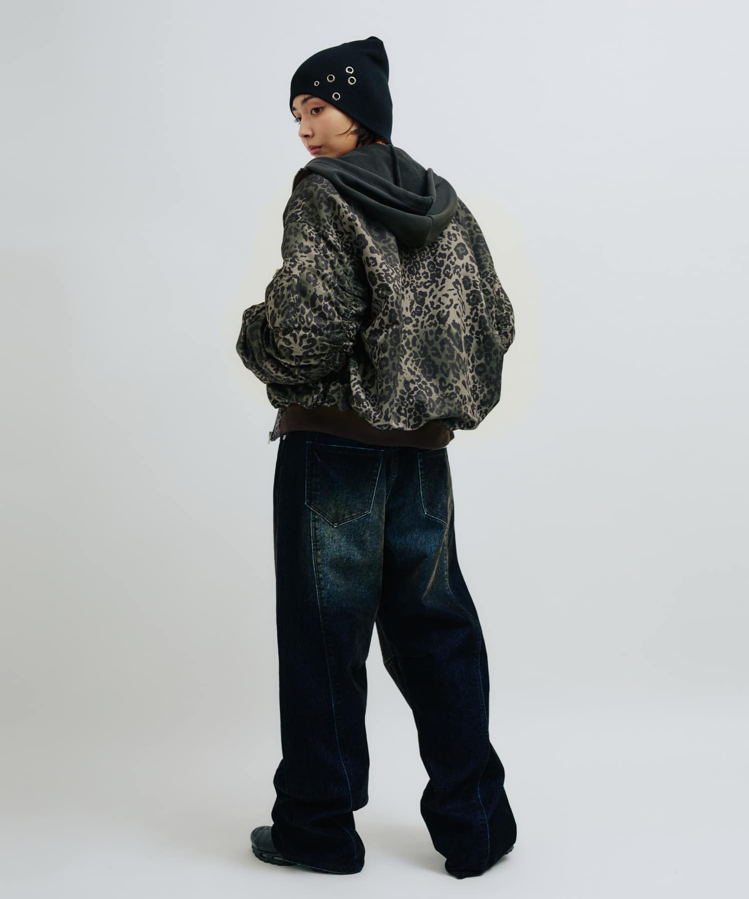 atmos pink Bomber Jacket LEOPARDの画像