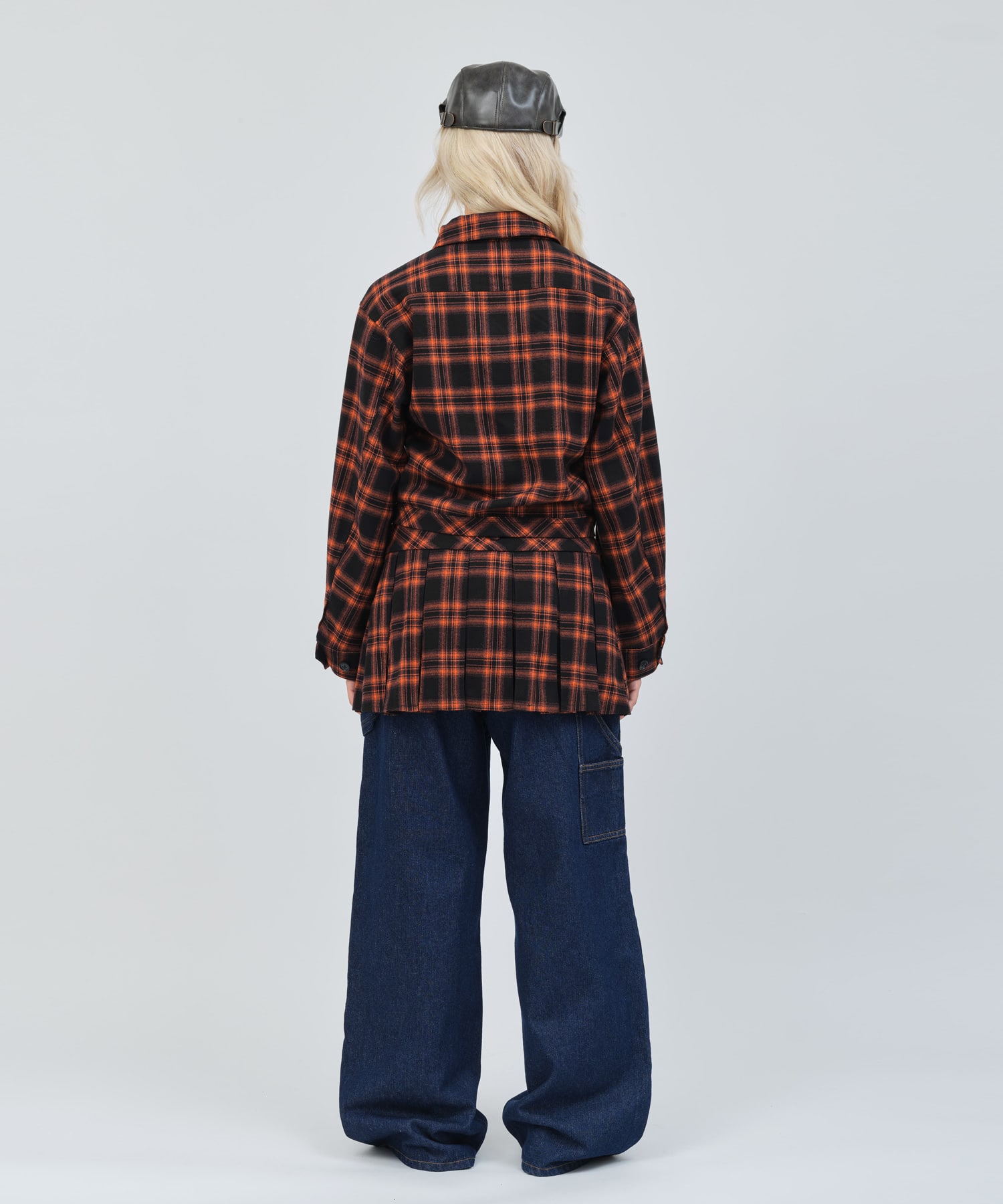 atmos pink Studs Denim Pants BLUEの画像