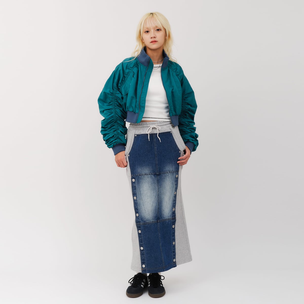 atmos pink Gather Military MA-1 BLUEの画像