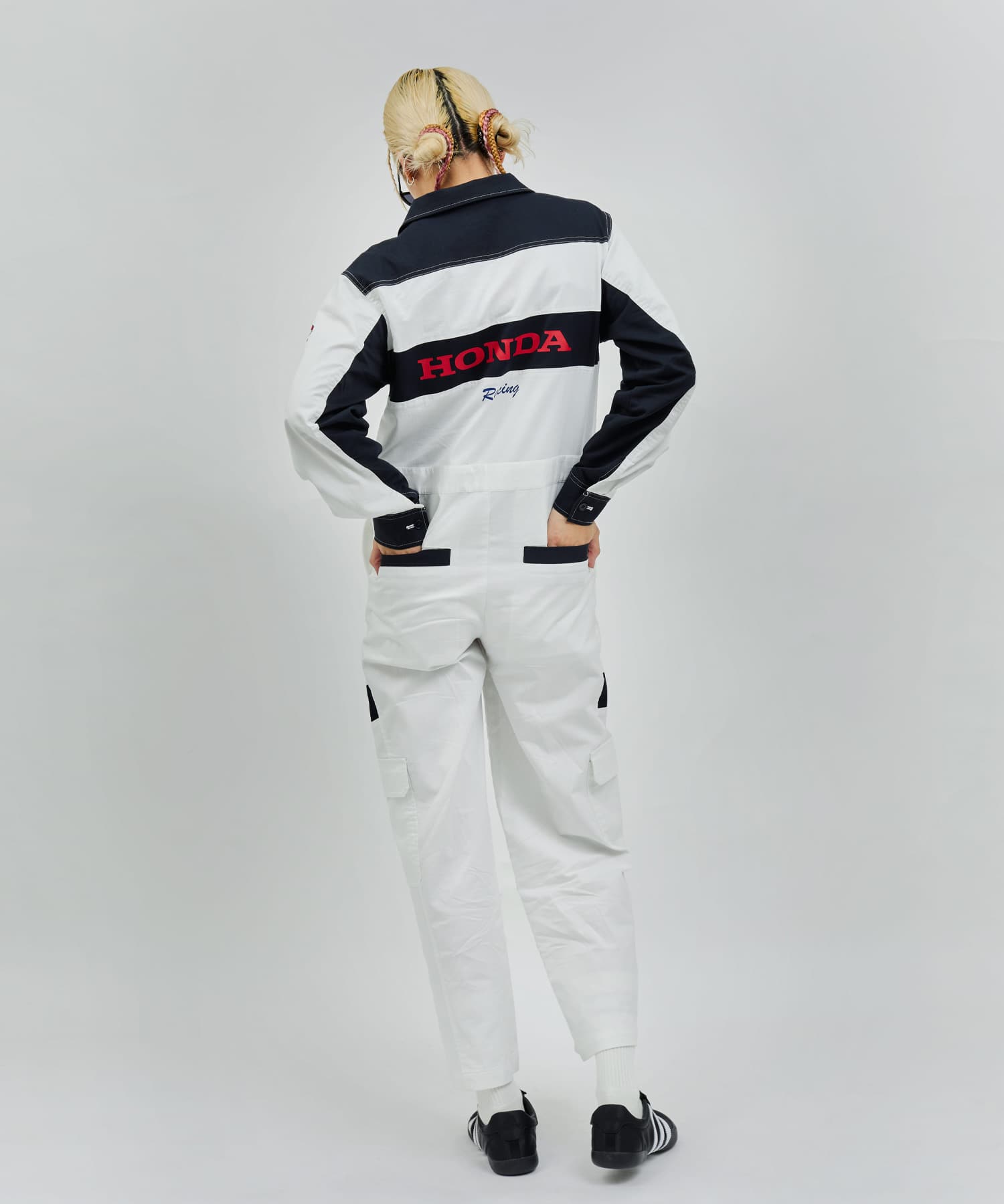 HONDA x atmos pink Racing All-in-one WHITEの画像