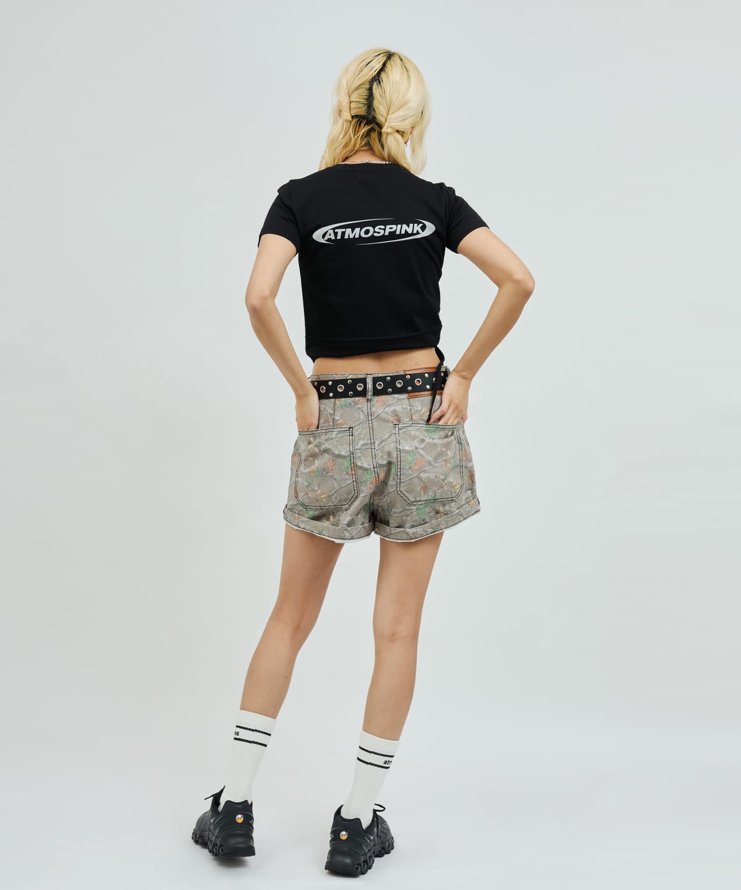atmos pink Real Tree Camouflage Short Pants CAMOUFLAGE BROWNの画像