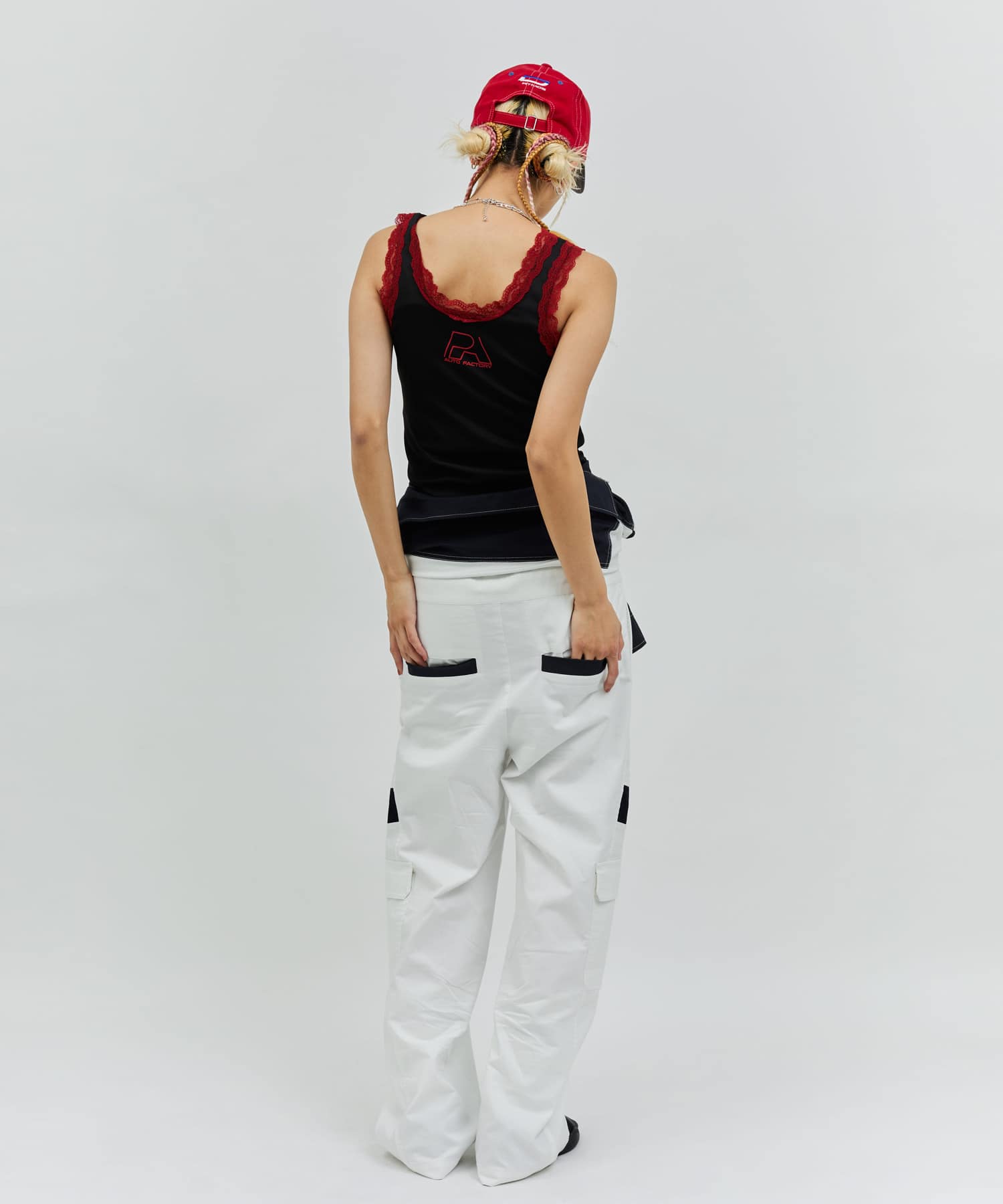 HONDA x atmos pink Racing Tank Top BLACKの画像