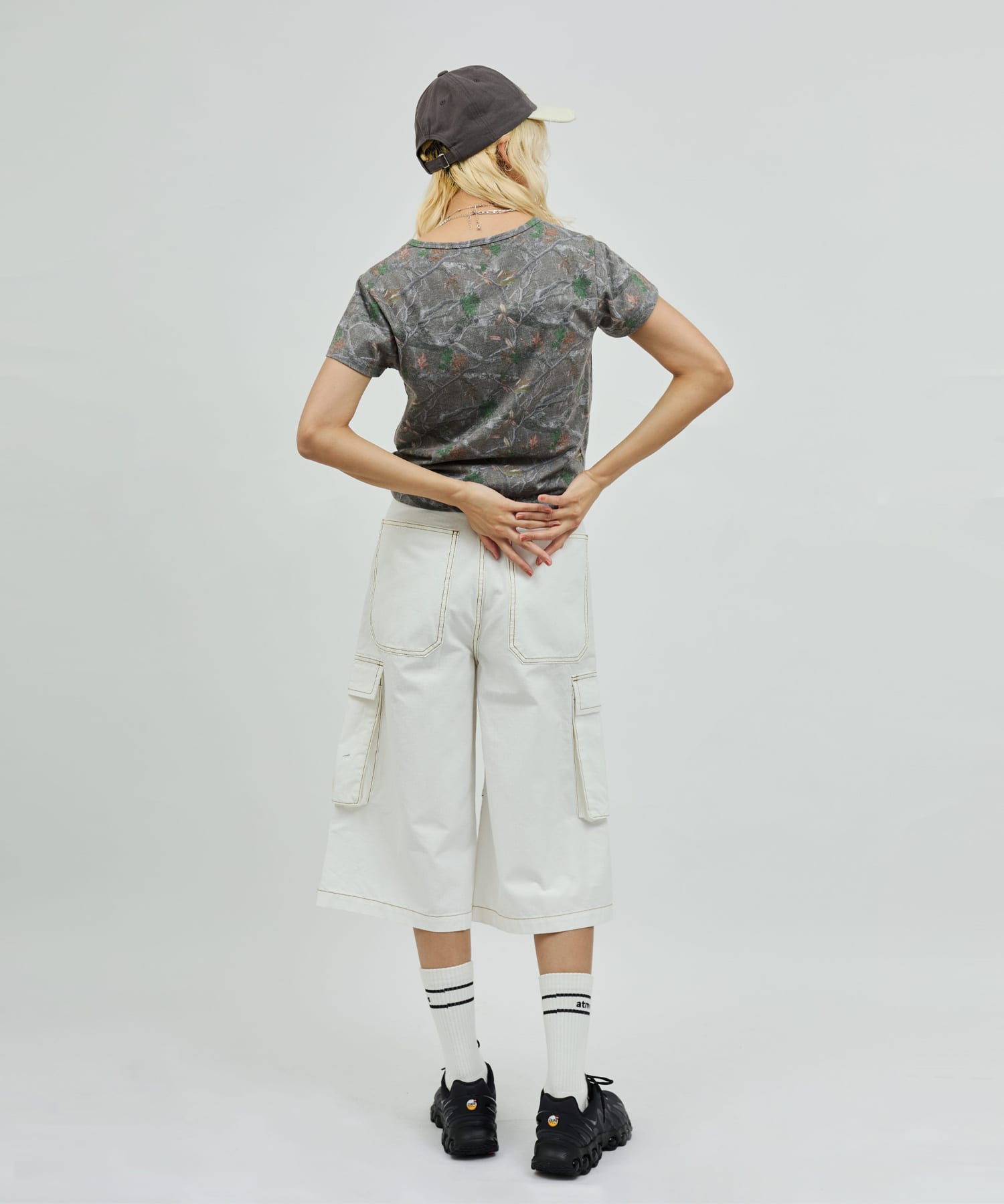 atmos pink Real Tree Camouflage T-Shirt BROWNの画像