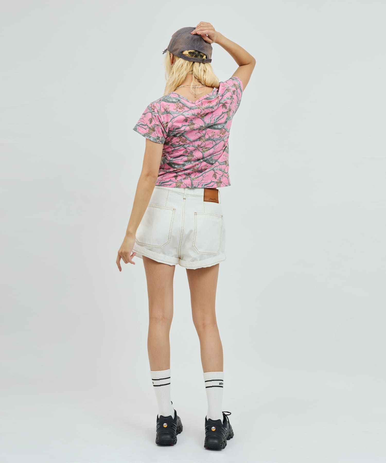 atmos pink Real Tree Camouflage T-Shirt PINKの画像