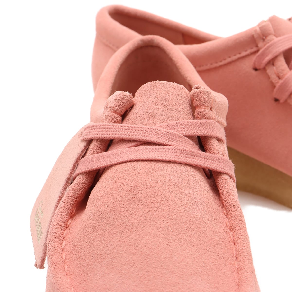 CLARKS Wallabee Blush Pink Suede 24SP-I