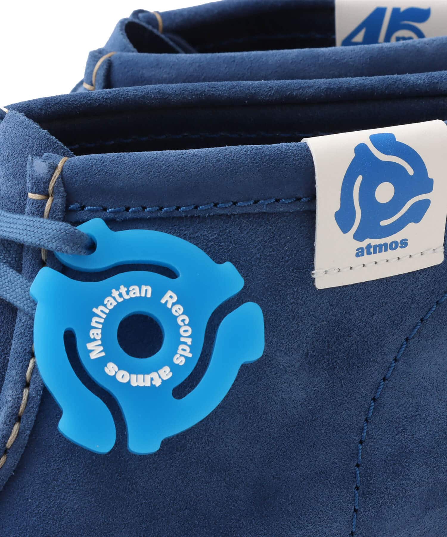 CLARKS Wallabee BT Manhattan Records atmos Blue Suedeの画像