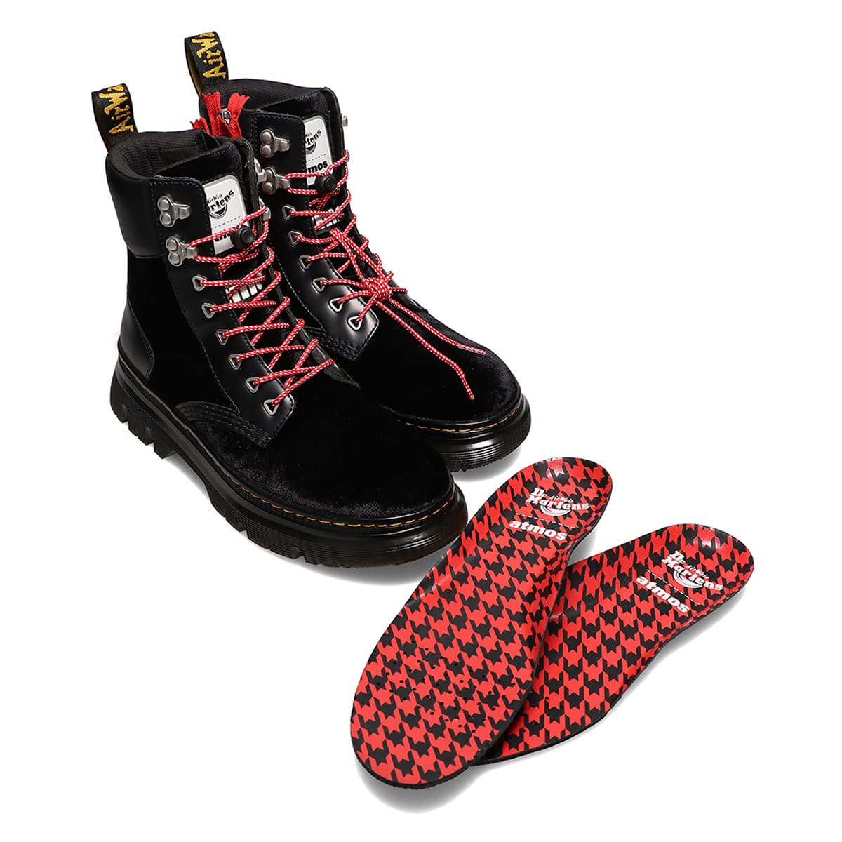 Dr.Martens TARIK ZIP ATMOS BLACK 21FA-Sハイ