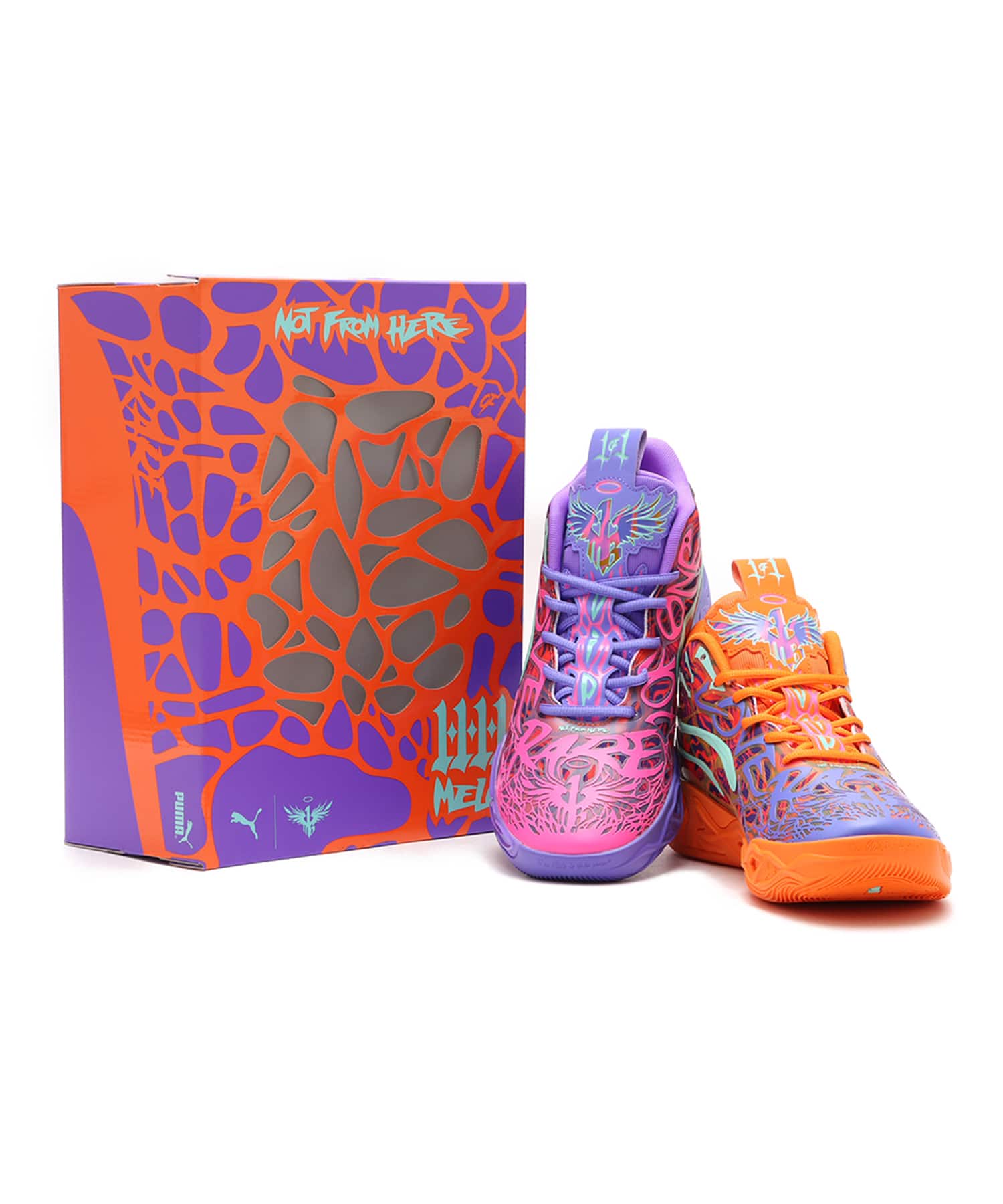 PUMA MB.04 CREATIVITY PACK DARK AMETHYST-ORANGE GLOW-POの画像