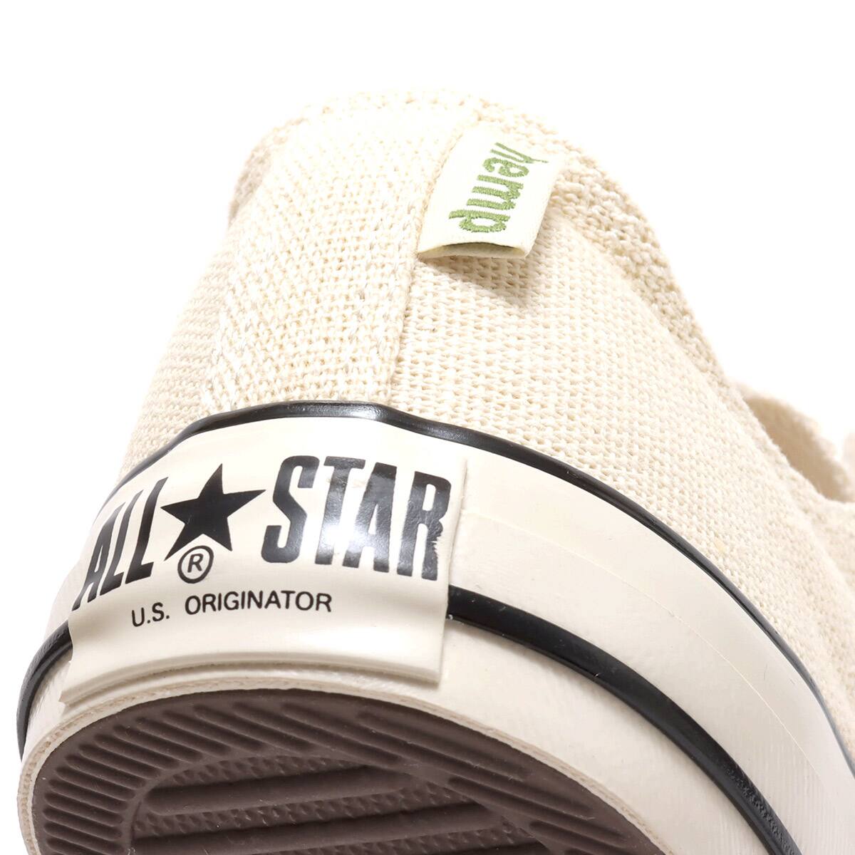 CONVERSE ALL STAR US HEMP OX WHITE 22SS-Iの画像