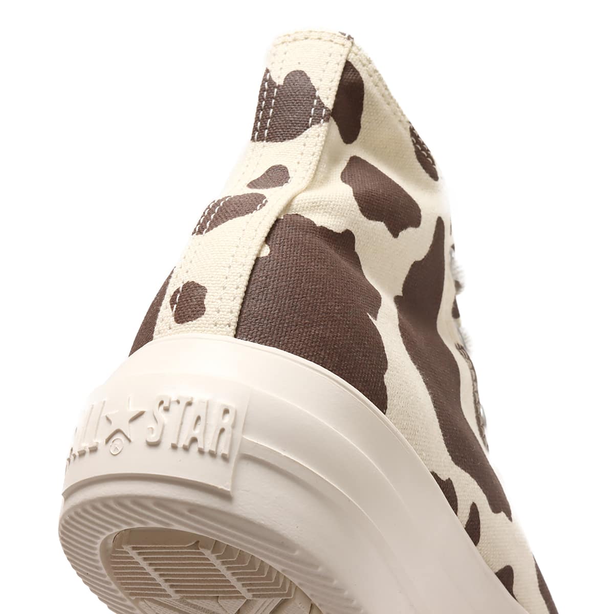 CONVERSE ALL STAR LIGHT PLTS COWSPOT HI OFF WHITEの画像
