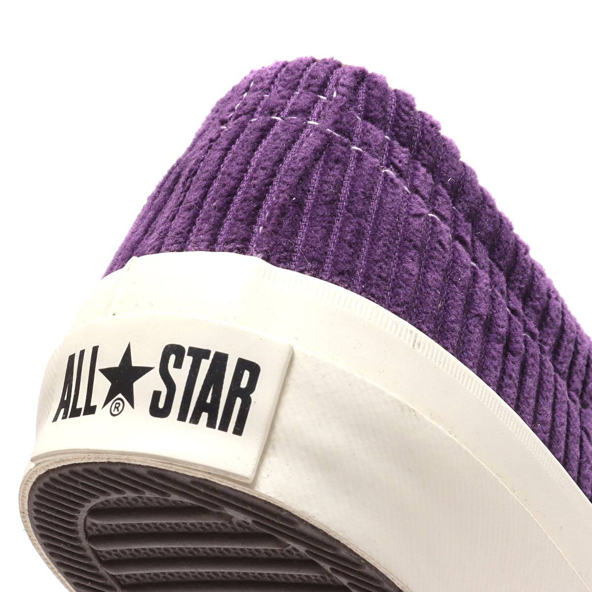 CONVERSE STAR & BARS CORDUROY PURPLE 22FW-Iの画像