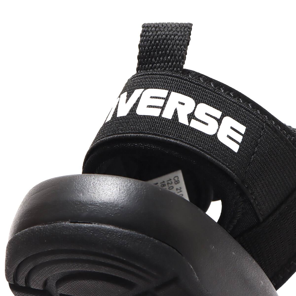CONVERSE KID'S LOGOSTRAP SANDAL BLACK 22SS-Iの画像