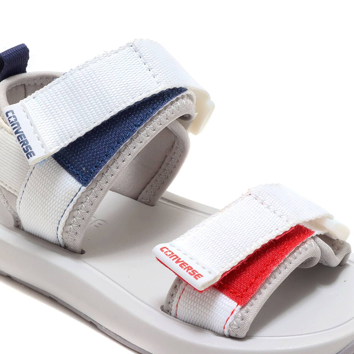 CONVERSE KID'S LOGOSTRAP SANDAL WHITE 22SS-Iの画像