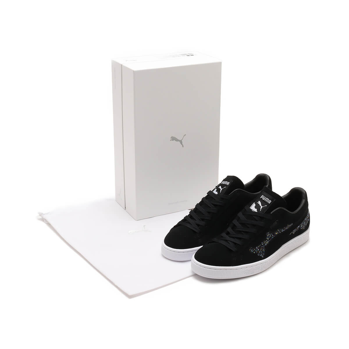 PUMA SWAROVSKI CRYSTALS SUEDE BLACK 23FA-I