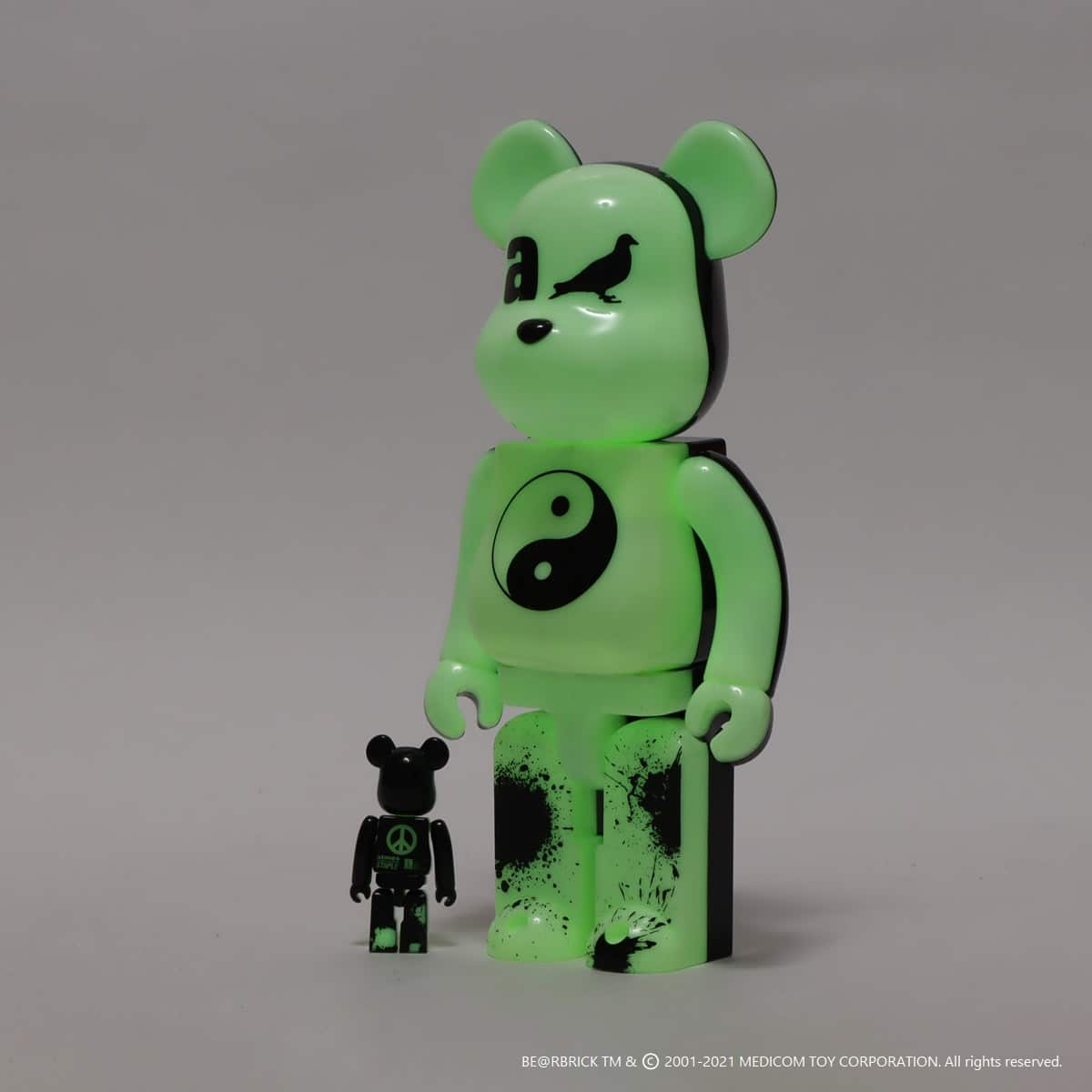 MEDICOM TOY BE@RBRICK × atmos × STAPLE #4 100％ & 400％ 21FW-S