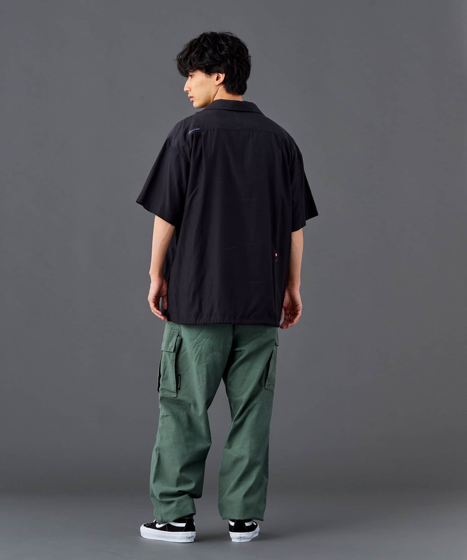 LIBERAIDERS 6-POCKET ARMY BAGGY PANTS OLIVEの画像