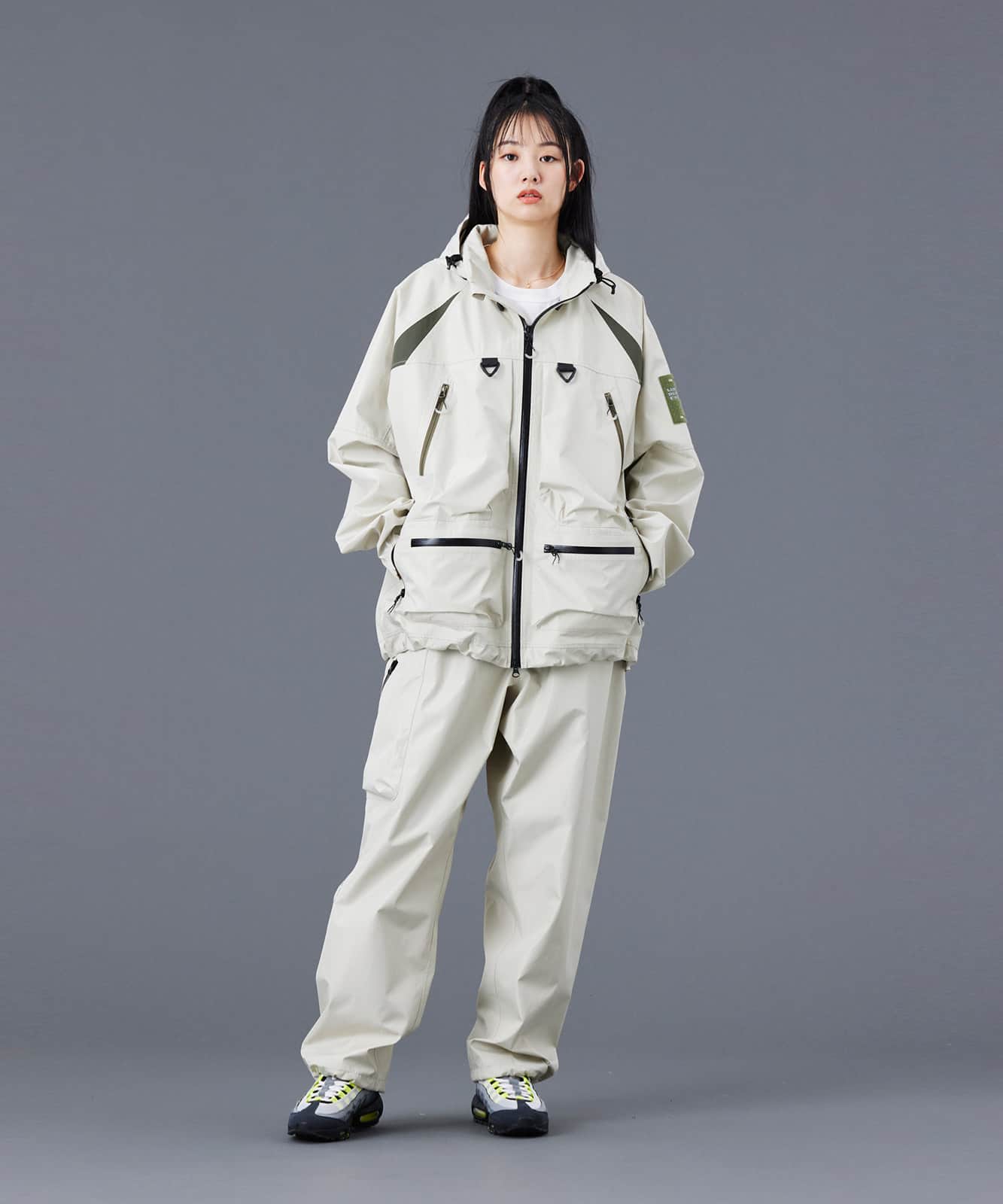 LIBERAIDERS ALL CONDITIONS 3LAYER JACKET III IVORYの画像