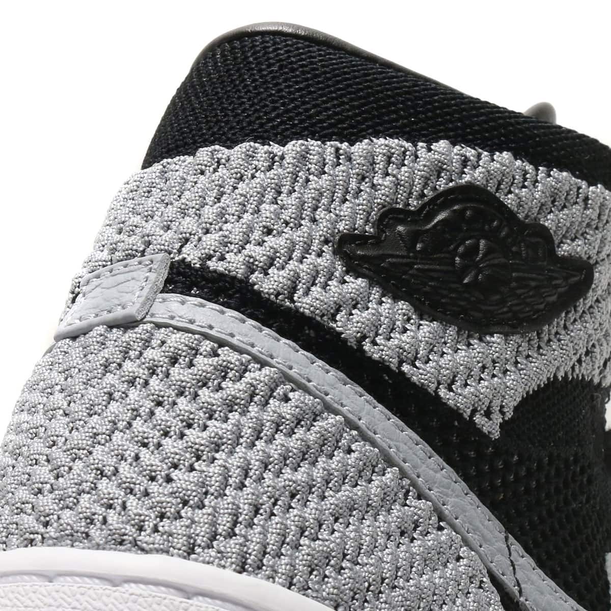 JORDAN BRAND AIR JORDAN 1 RET HI FLYKNIT BG  BLACK/WOLF GREY-WHITEの画像