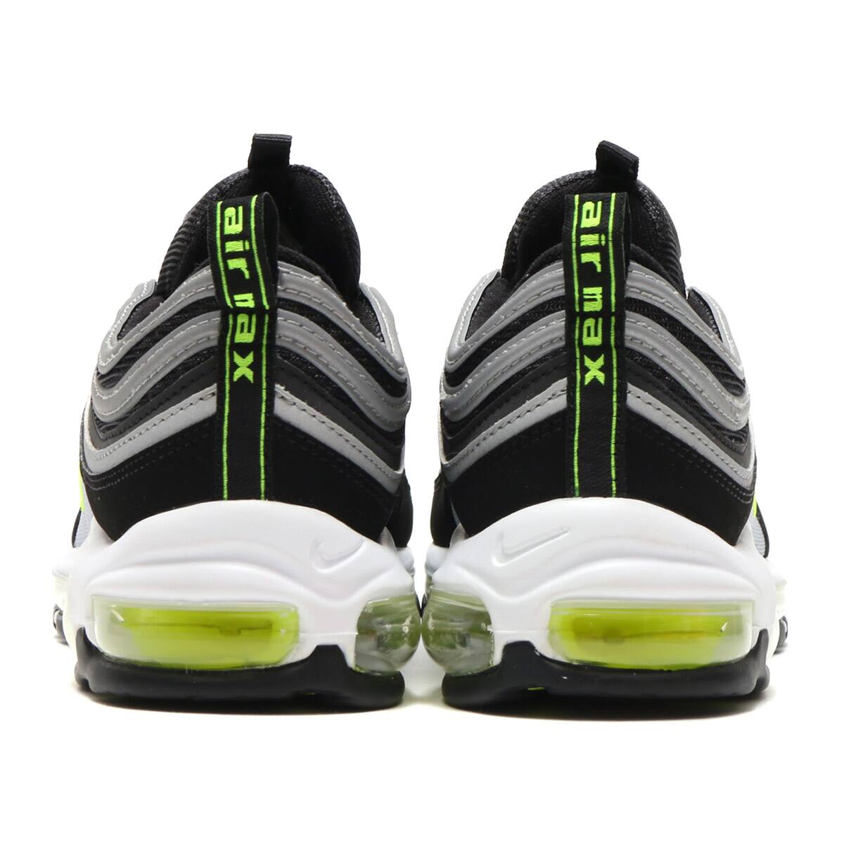 nike air max 97 black volt metallic silver