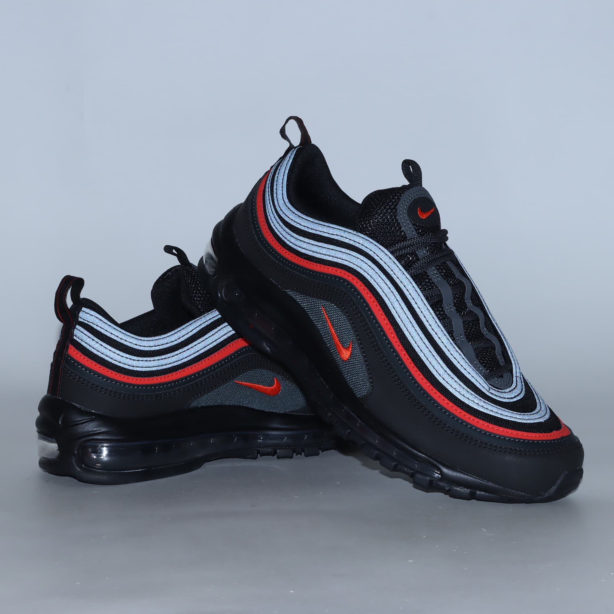 NIKE AIR MAX 97 BLACK/PICANTE RED-ANTHRACITE