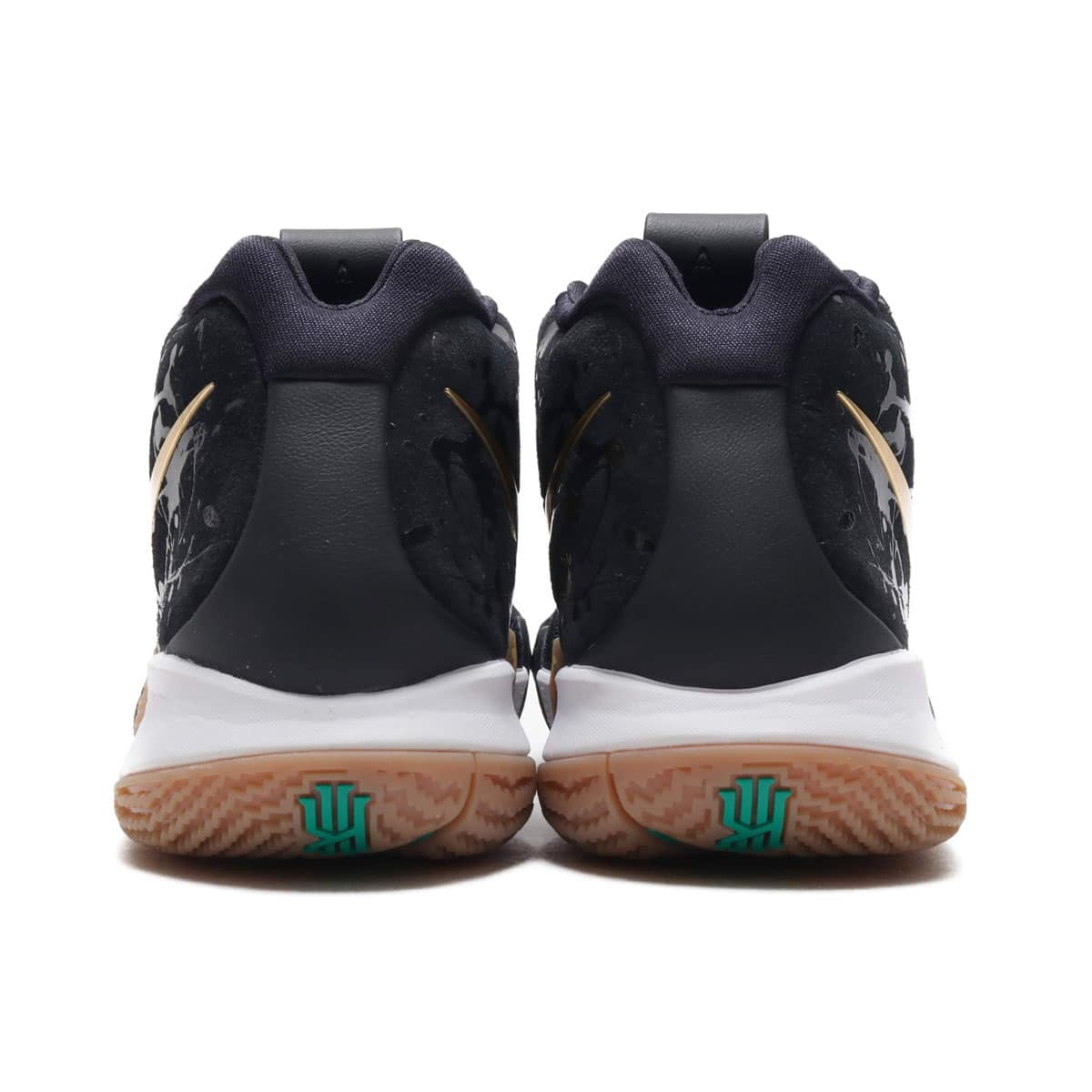 kyrie 4 pitch blue metallic gold