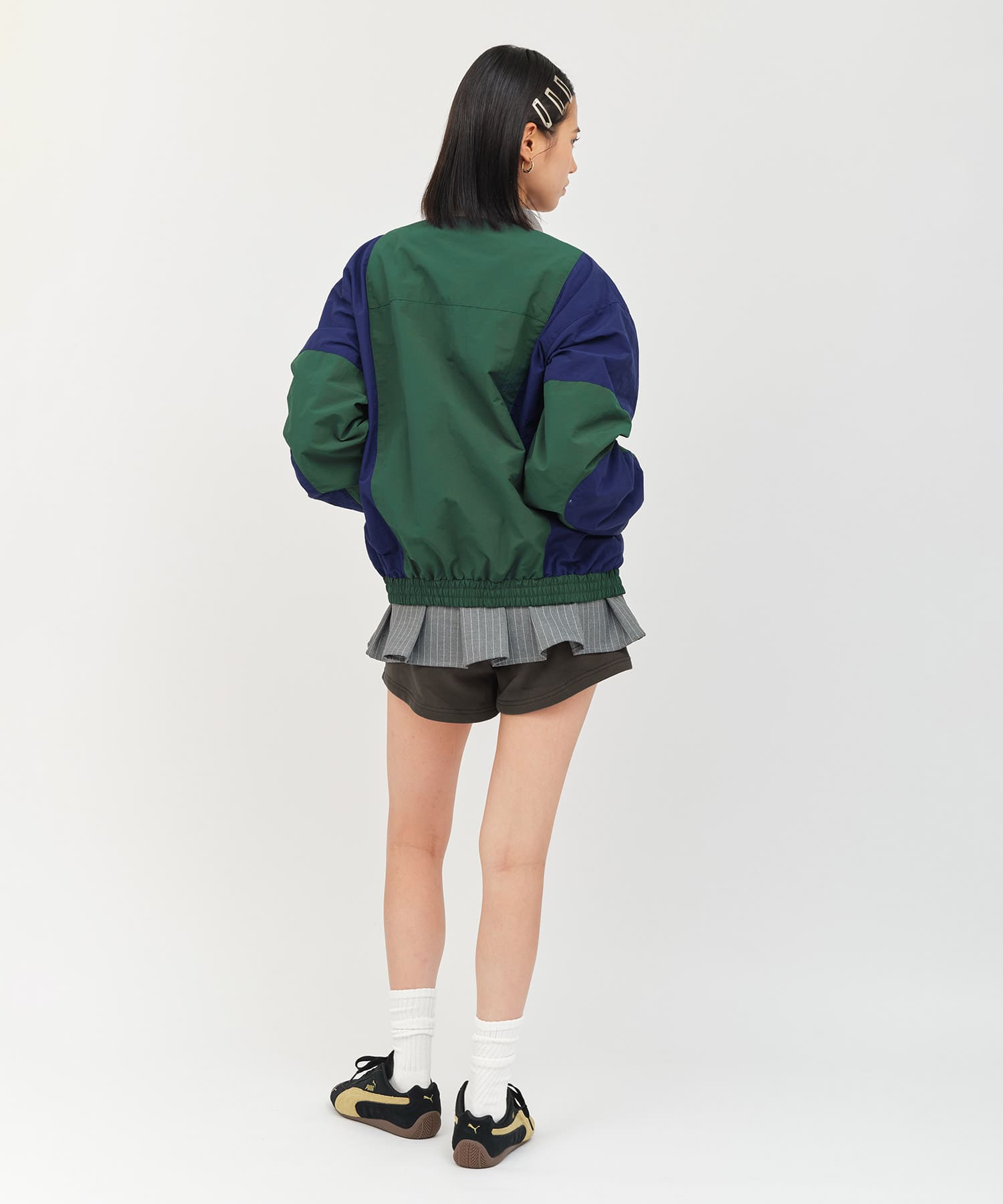 atmos pink Bi-color Track Jacket GREENの画像
