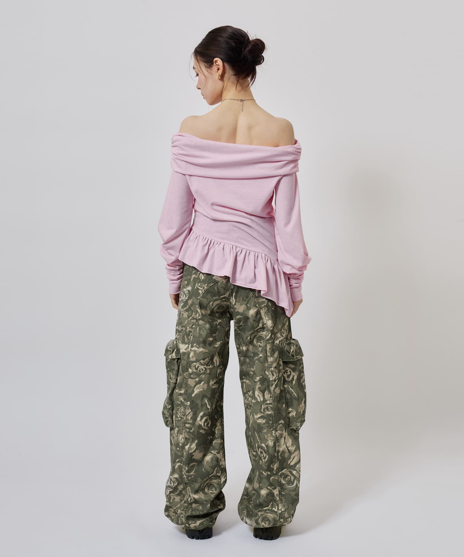 atmos pink Frill Hem Tops PINKの画像