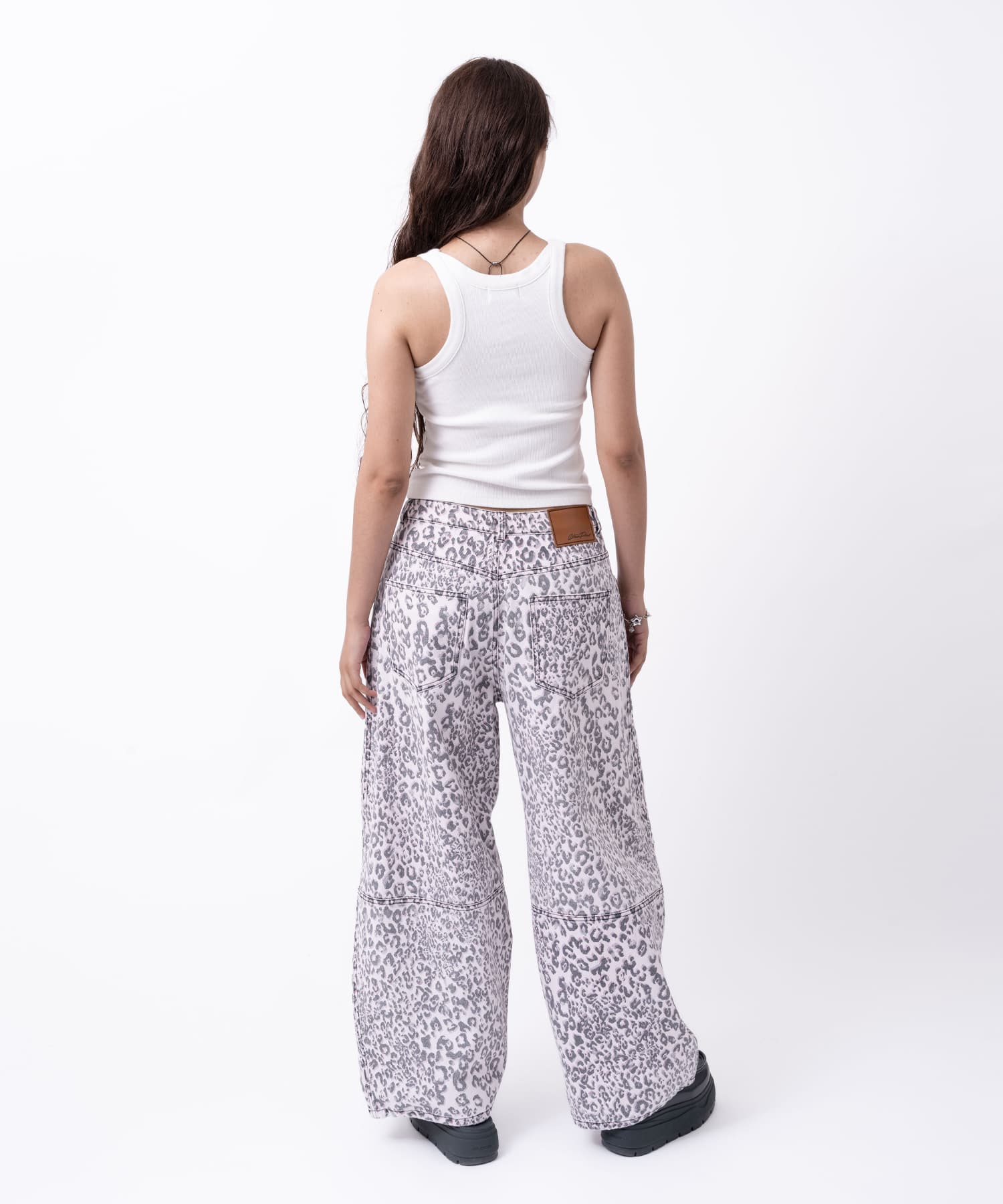 atmos pink Leopard Curve Pants PINKの画像