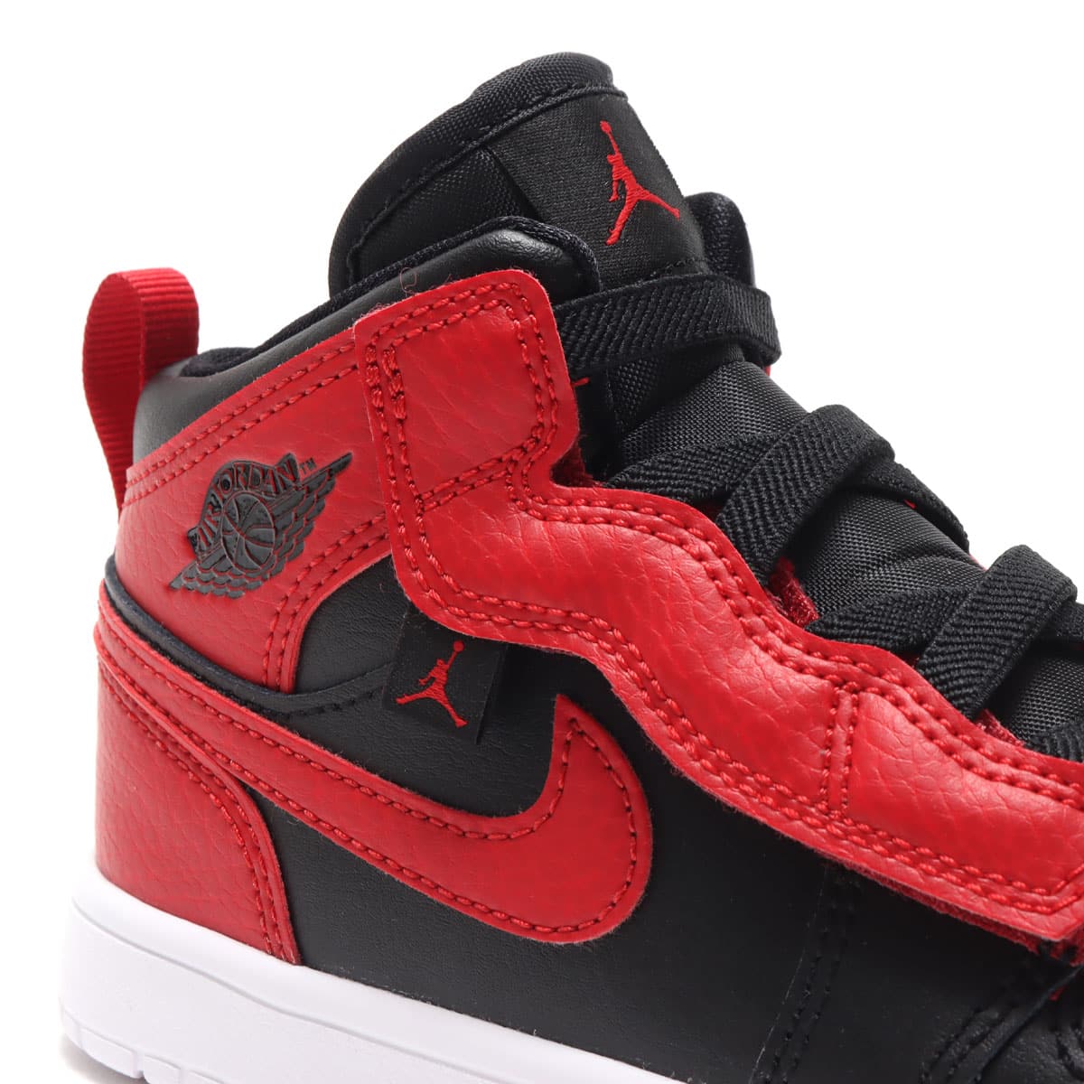 JORDAN BRAND JORDAN 1 MID ALT (PS) BLACK/GYM RED-WHITE 20HO-I