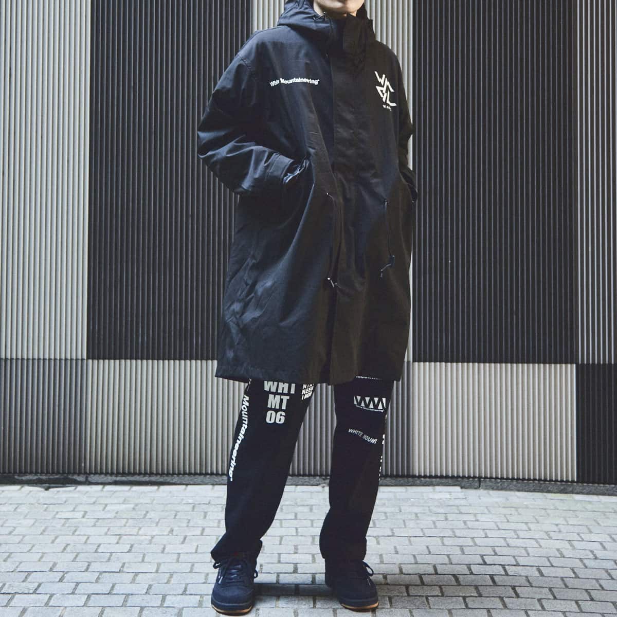WHITE MOUNTAINEERING WATER PROOF 3WAYS MODS COAT BLACK 21FA-Iの画像