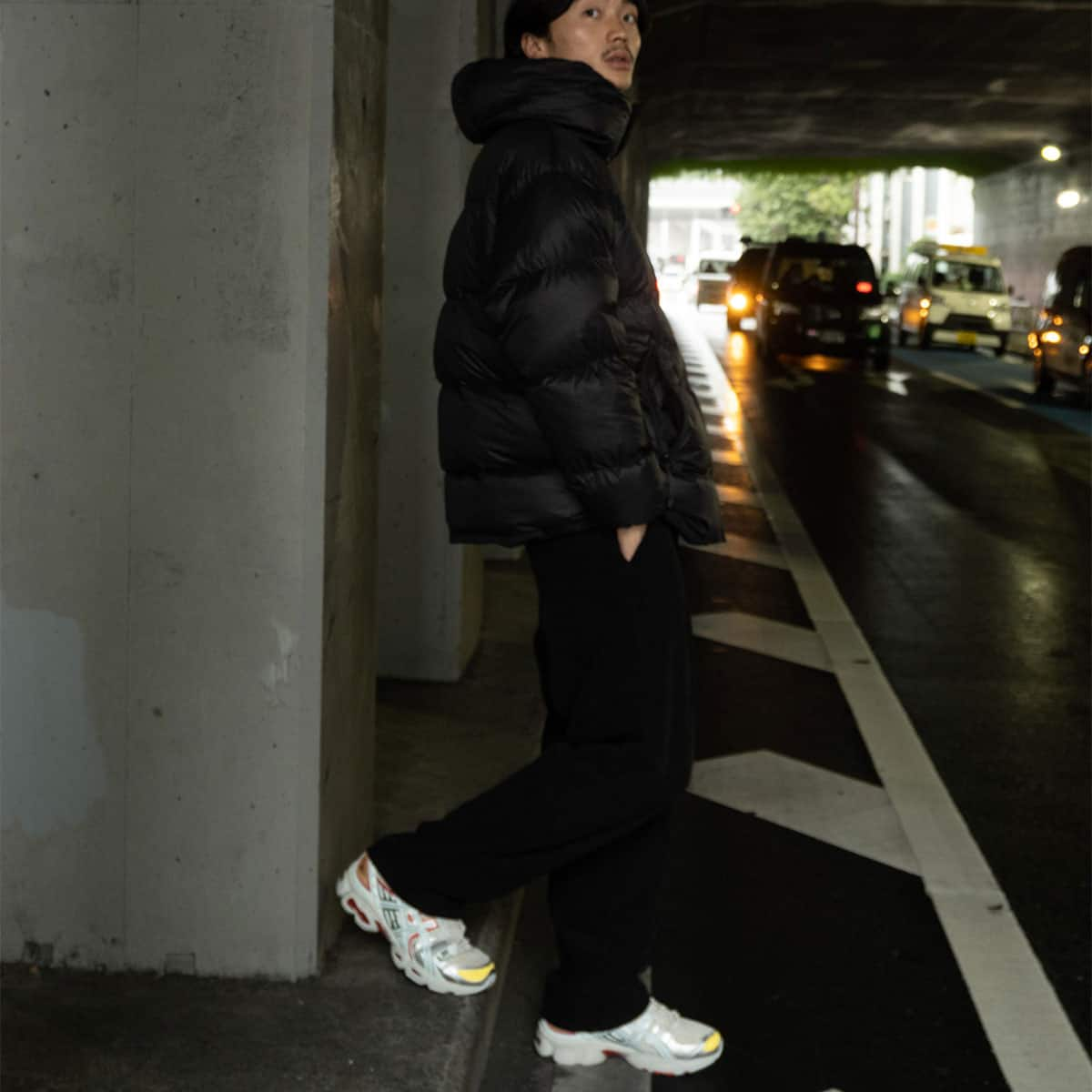 WHITE MOUNTAINEERING WMBC × TAION REVERSIBLE DOWN PARKA BLACK 22FA-I