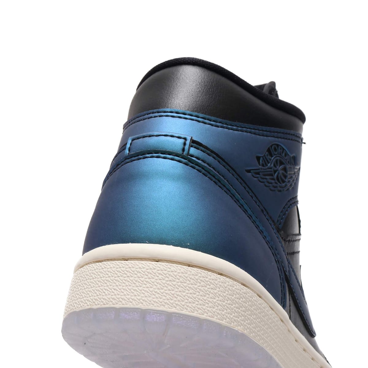 JORDAN BRAND WMNS AIR JORDAN 1 MID BLACK/PALE IVORY-MULTI-COLOR 19FA-Sの画像