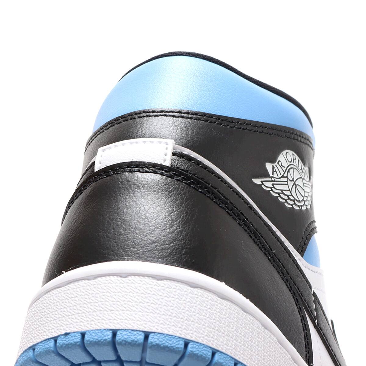 JORDAN BRAND WMNS AIR JORDAN 1 MID WHITE/BLACK-UNIVERSITY BLUE 21SU-I