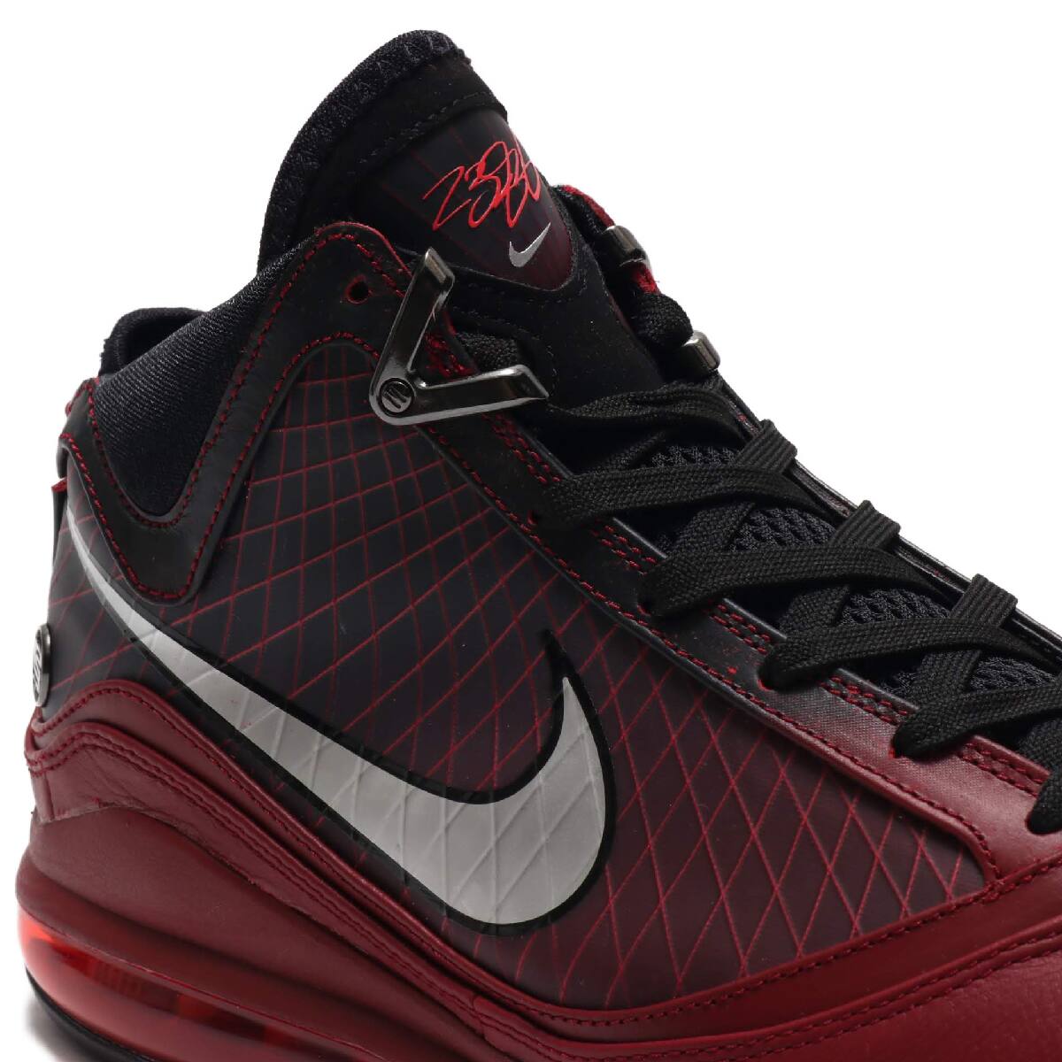 NIKE LEBRON VII QS TEAM RED/METALLIC SILVER-BLACK-HOT RED 19HO-S