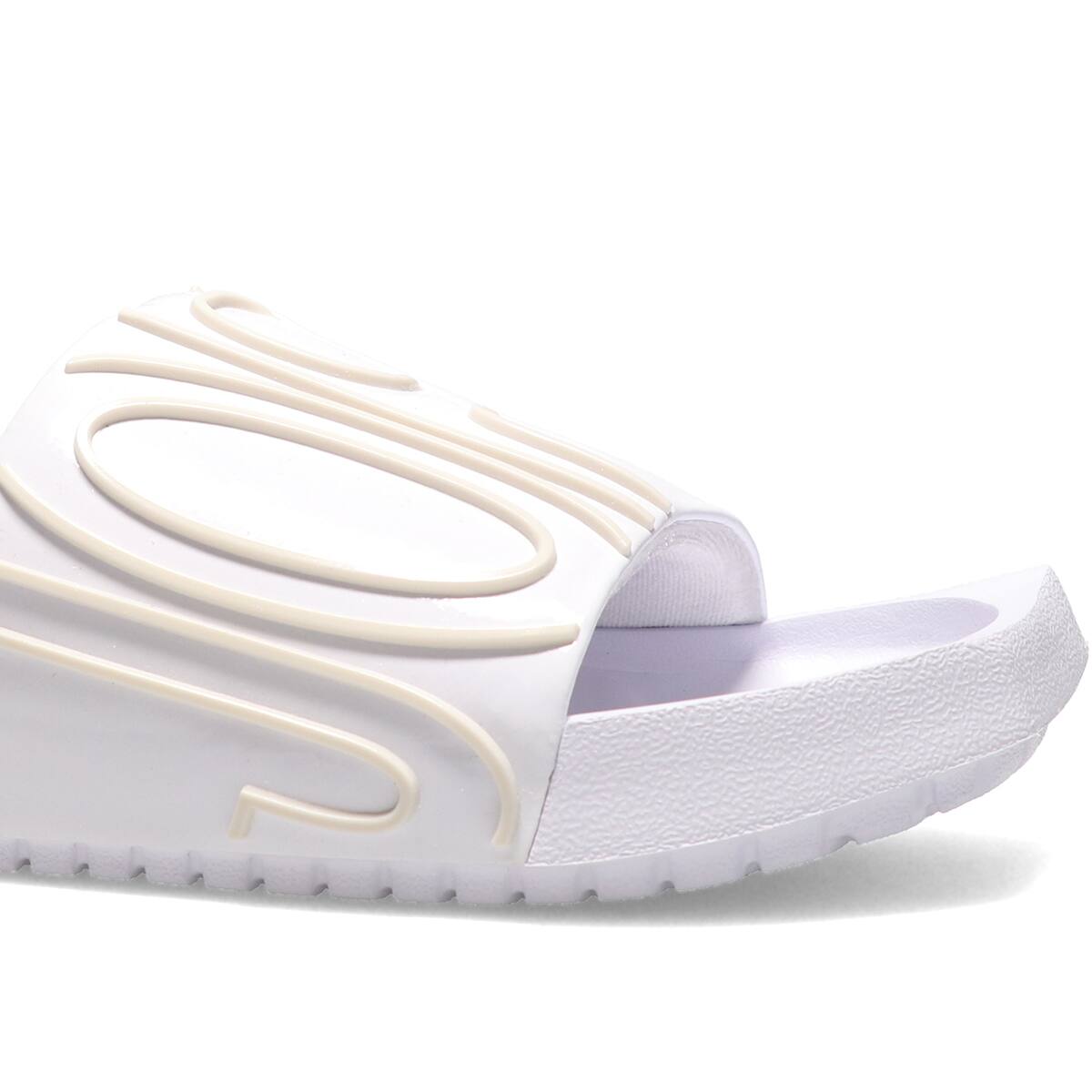 JORDAN BRAND WMNS JORDAN NOLA SLIDE WHITE/WHITE-WHITE 21SU-I