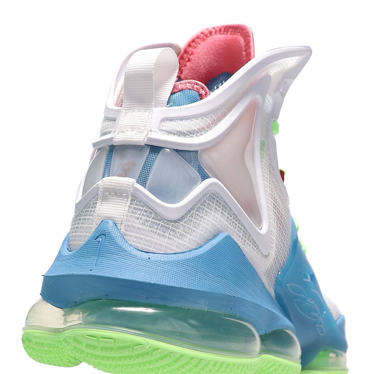 NIKE LEBRON XIX DUTCH BLUE/POMEGRANATE-LIME GLOW-WHITE 21HO-I