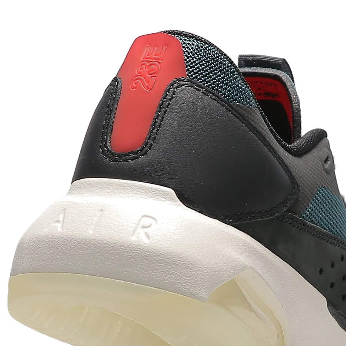 JORDAN BRAND JORDAN AIR 200E BLACK/UNIVERSITY RED-ASH GREEN-SAIL