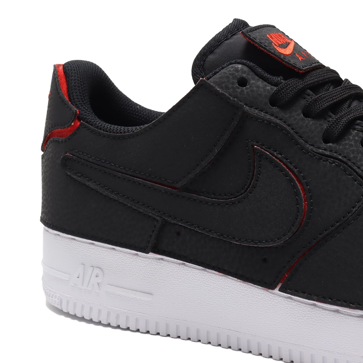 NIKE AF1/1 BLACK/BLACK-CHILE RED-PINE GREEN 21SP-I